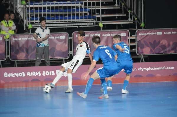 من مشاركة صالات العراق بأولمبياد الشباب