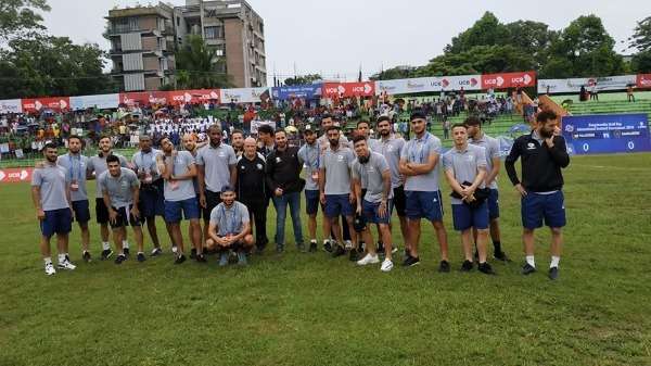 لاعبو المنتخب الفلسطيني