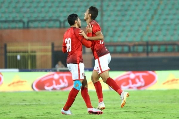 فرحة لاعبي الأهلي بالفوز