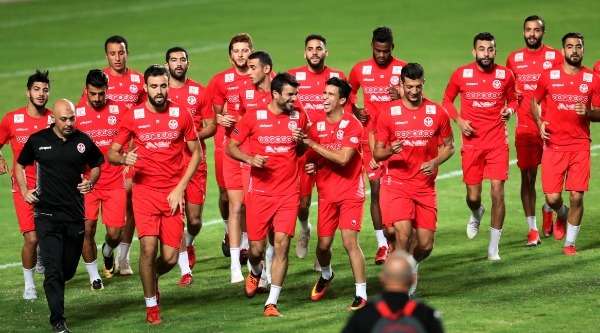من تدريبات منتخب تونس اليوم 