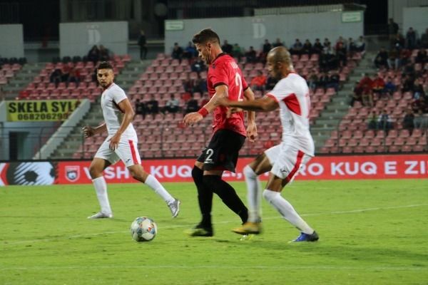 من مباراة الأردن وألبانيا