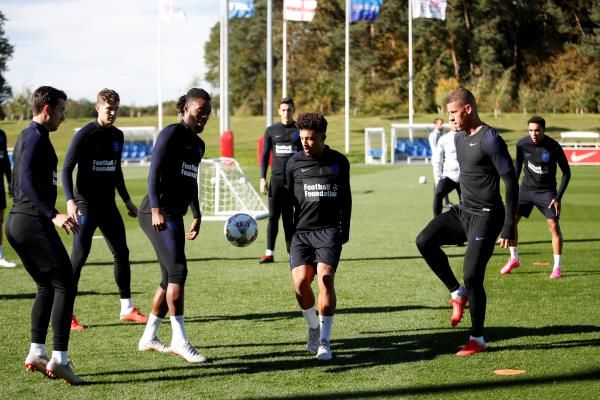 من تدريبات منتخب إنجلترا