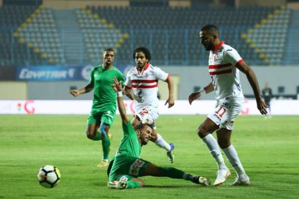 من لقاء الزمالك وسمنود