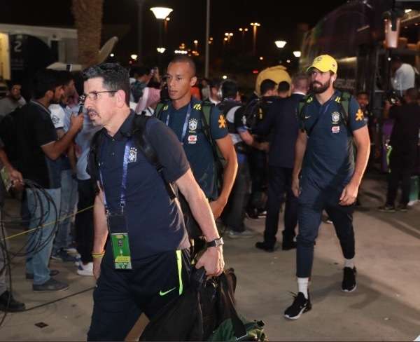 من وصول لاعبي البرازيل