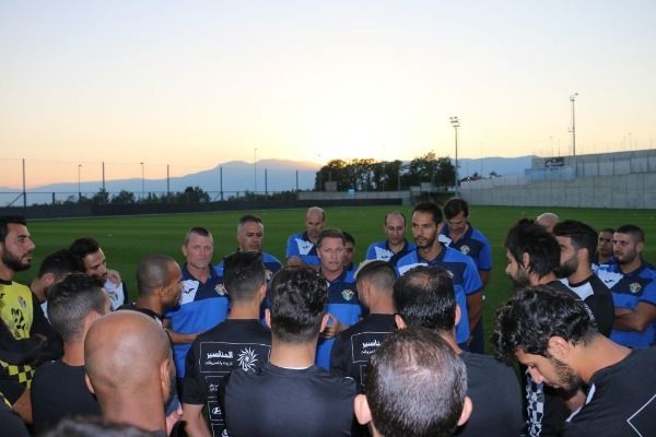 جانب من تدريبات المنتخب الأردني