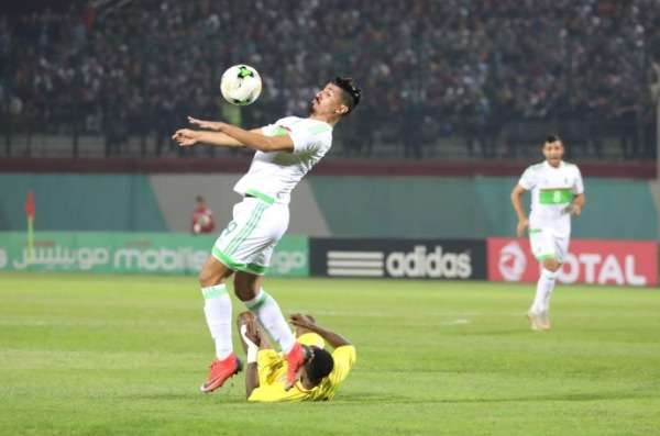 جانب من مباراة الجزائر وبنين