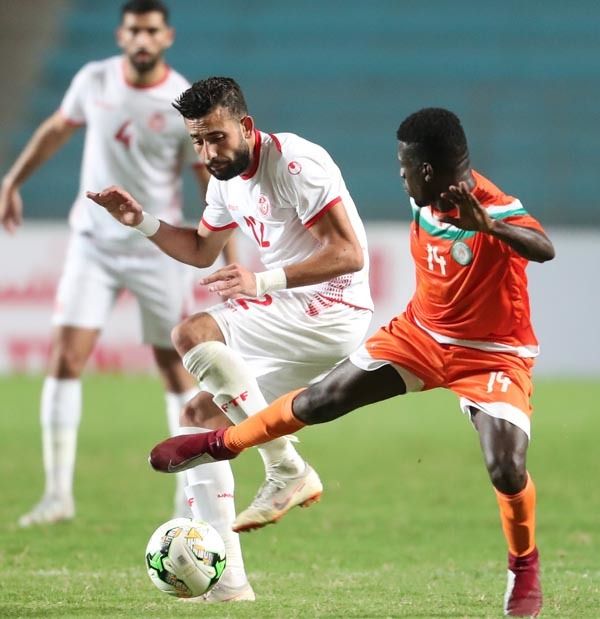 من لقاء الذهاب بين تونس والنيجر