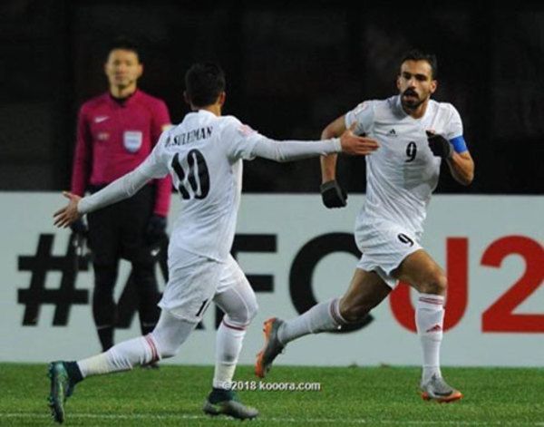 بهاء فيصل أحرز هدف الأردن الوحيد