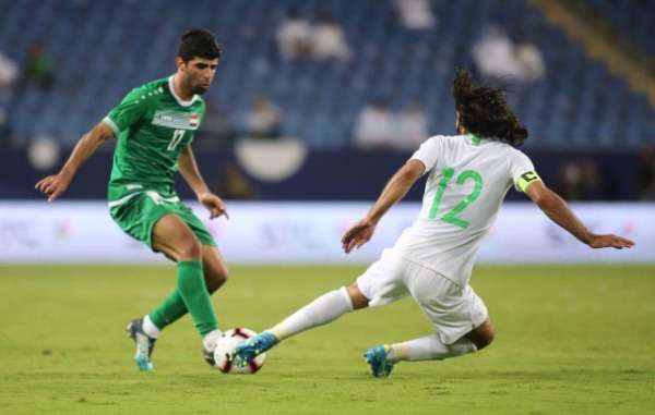 جانب من لقاء العراق والسعودية