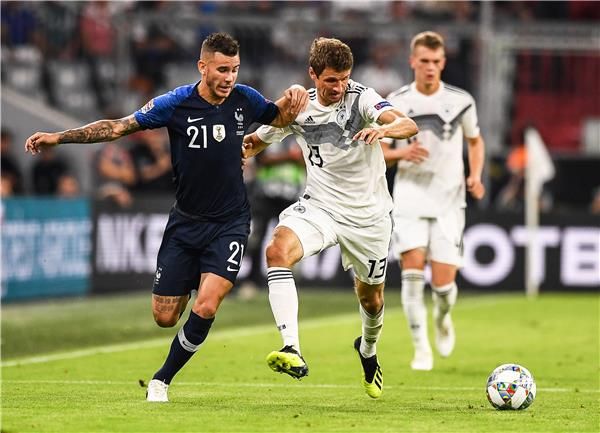 مواجهة سابقة بين فرنسا وألمانيا