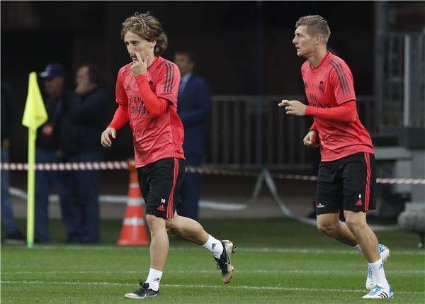 أرشيفية من تدريبات ريال مدريد