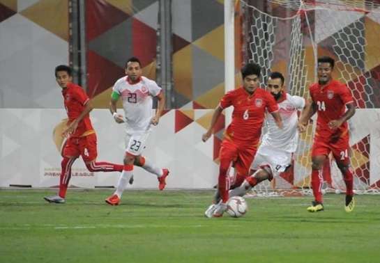 لقطة من المباراة