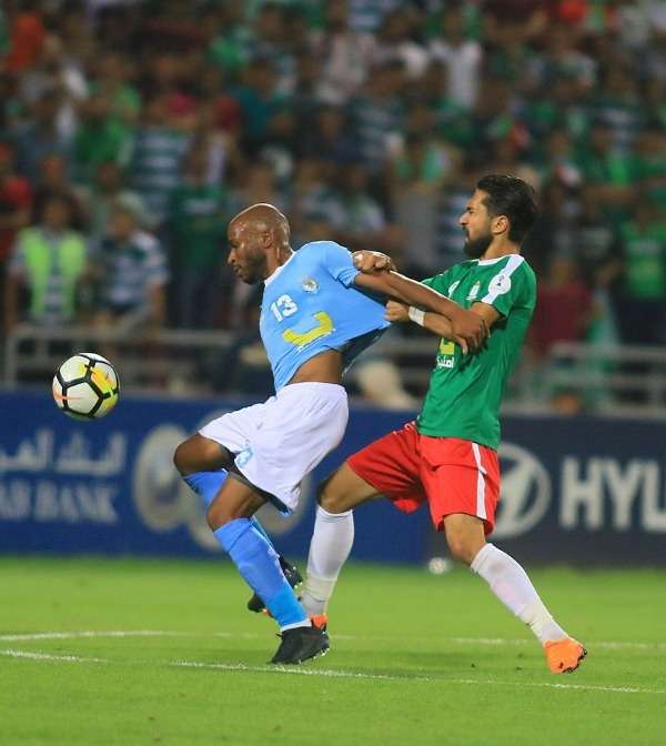 من لقاء الوحدات والفيصلي بالدوري