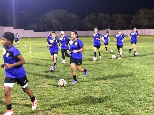 من تدريبات المنتخب النسائي