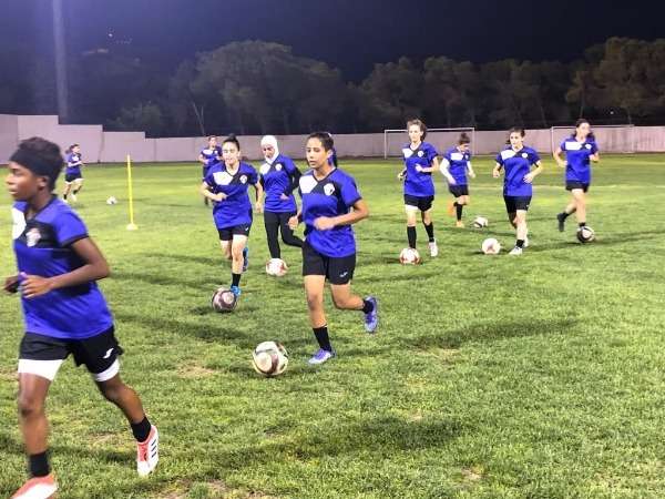 من تدريبات المنتخب النسائي