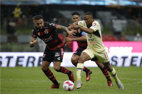 جانب من لقاء كلوب أمريكا وتيخوانا