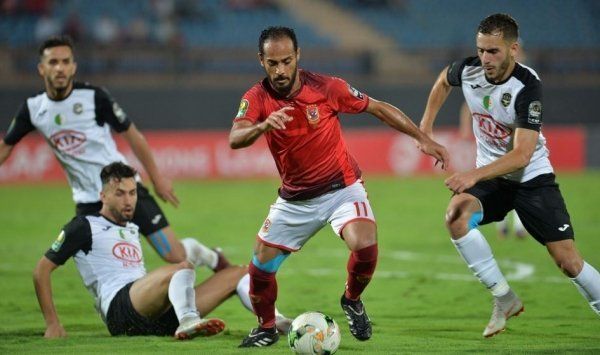 من مباراة الذهاب بين الأهلي ووفاق سطيف