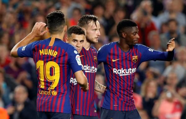 لاعبو برشلونة