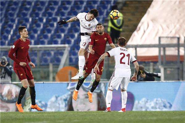 رومانيولي من إحدى مباريات ميلان