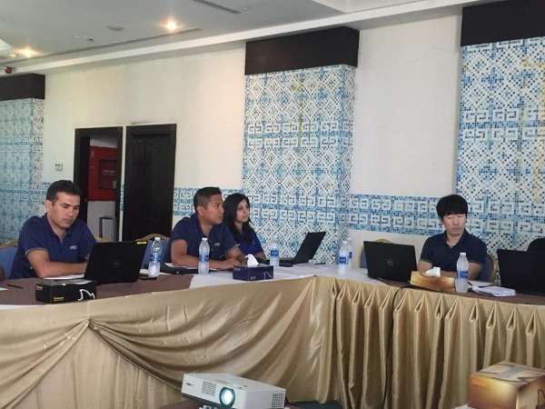 من التحضيرات لنهائس كأس الاتحاد الآسيوي