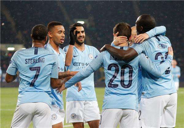 لاعبو مانشستر سيتي