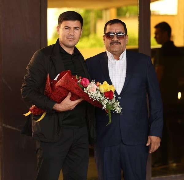 من استقبال بعثة ألتين أسير