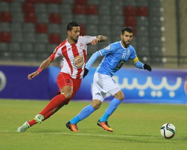 من لقاء سابق بين الفيصلي وشباب الأردن