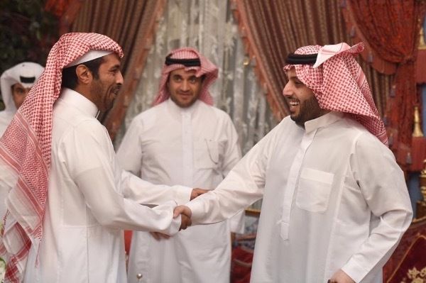 آل الشيخ خلال المأدبة