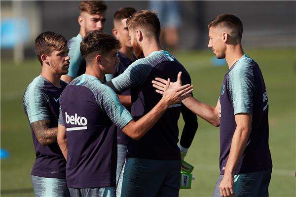 لاعبو برشلونة