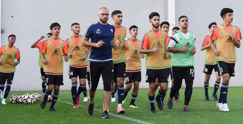 من تدريبات الفريق 