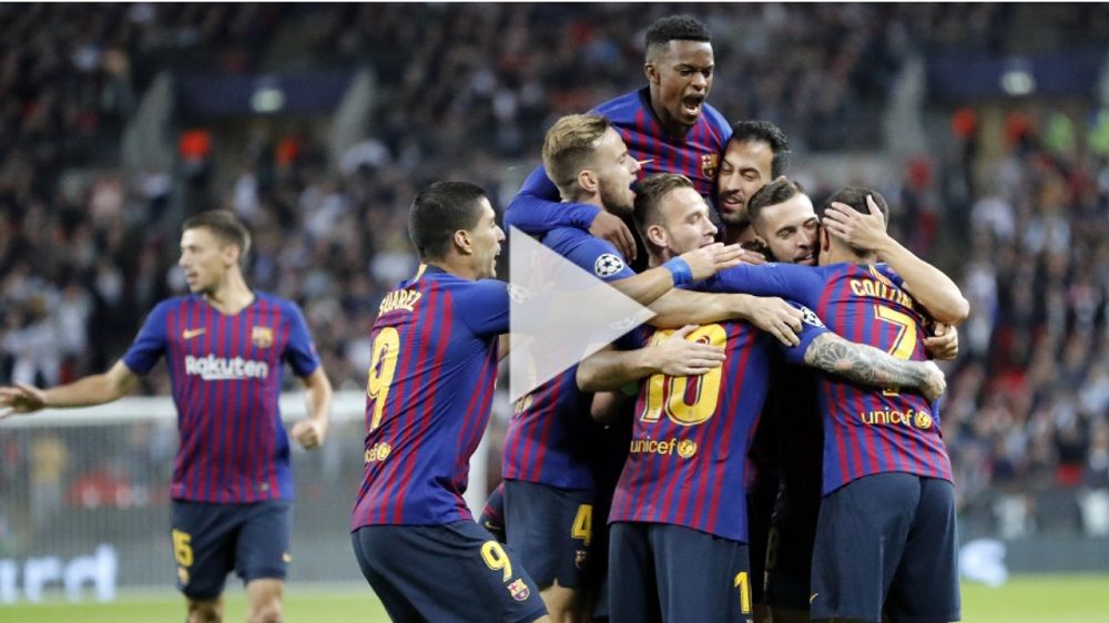 لاعبو برشلونة