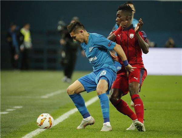 جانب من لقاء زينيت وبوردو