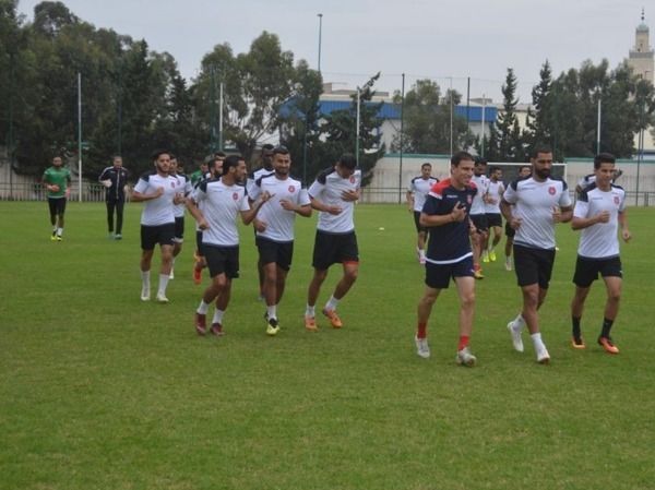 من تدريبات النجم الساحلي في الدار البيضاء