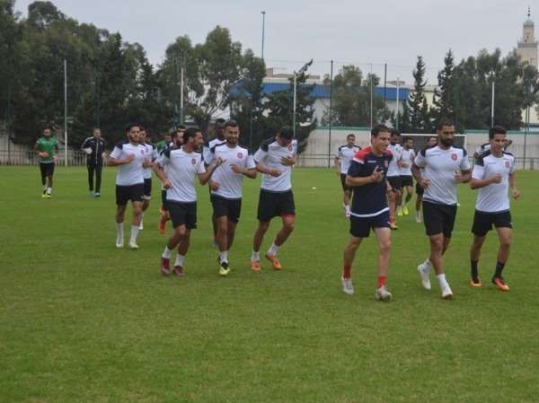 من تدريبات النجم الساحلي في الدار البيضاء