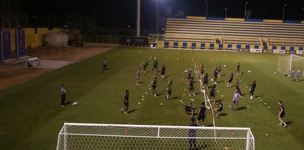 جانب من التدريبات