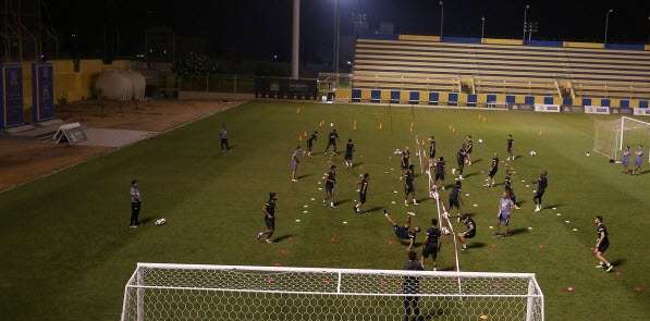 جانب من التدريبات