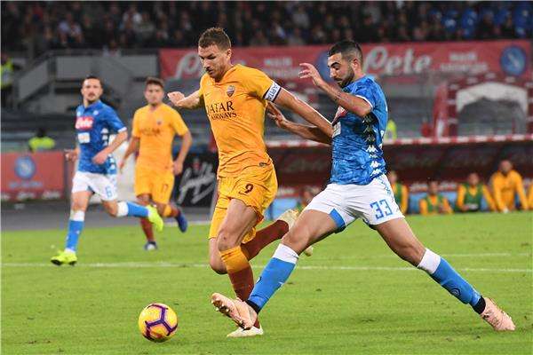 جانب من لقاء روما ونابولي