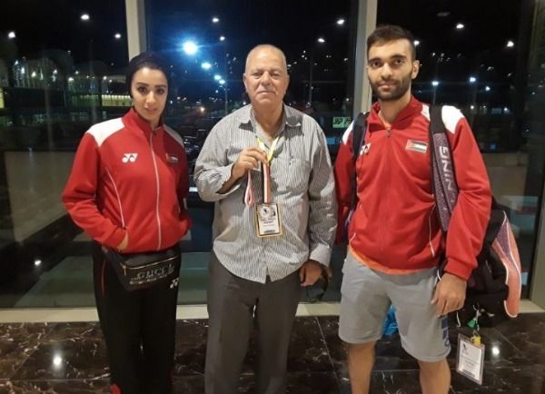 منتخب الأردن متوجاً بفضية الزوجي
