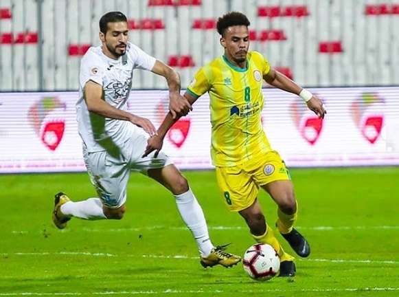 جانب من مباراة الرفاع والمالكية