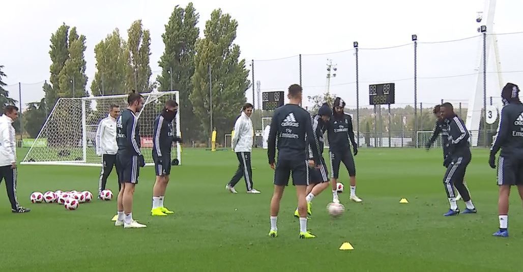من تدريبات ريال مدريد