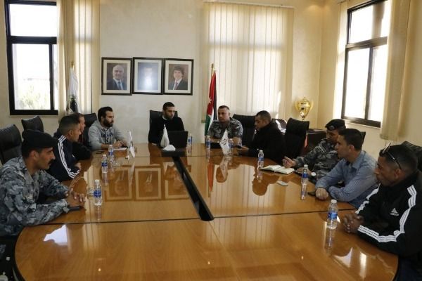 من الاجتماع التنسيقي لمباراة الجزيرة والوحدات