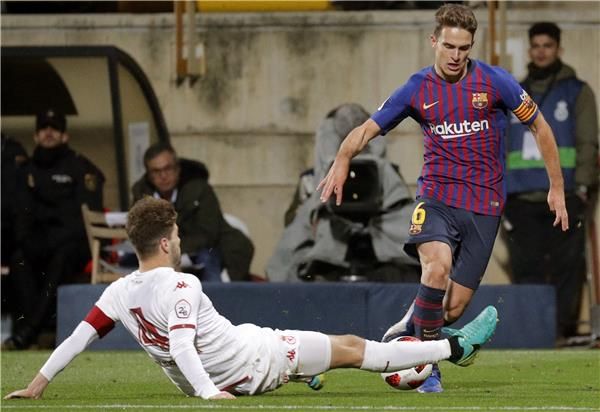 من مباراة برشلونة وليونيسا