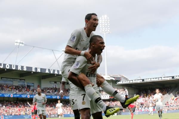 مبابي مع دي ماريا