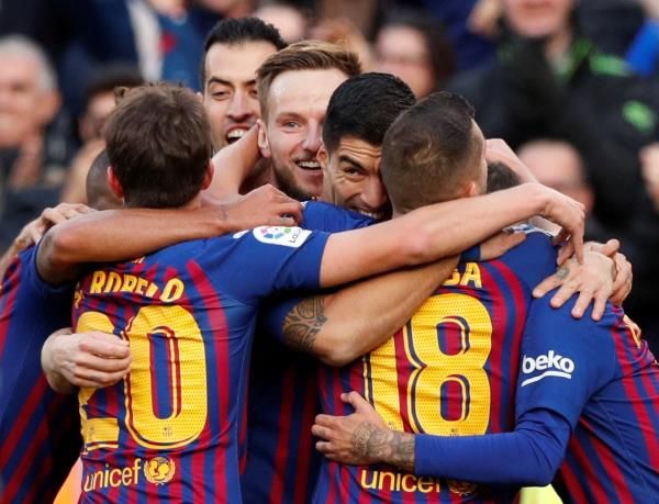 لاعبو برشلونة