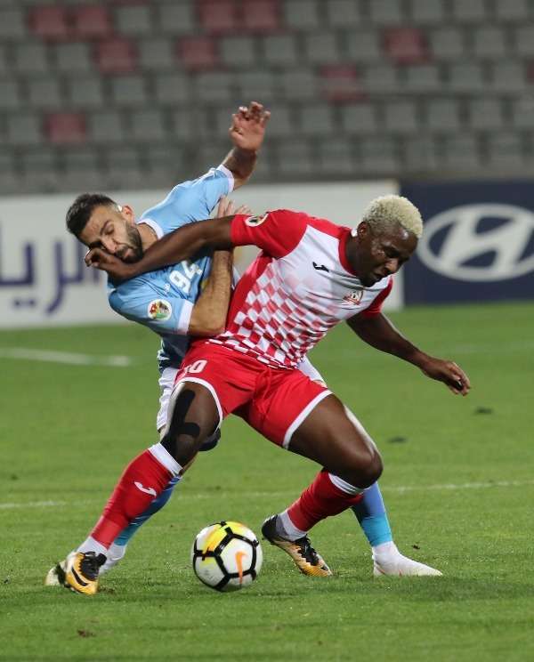 من مباراة الفيصلي وشباب الأردن