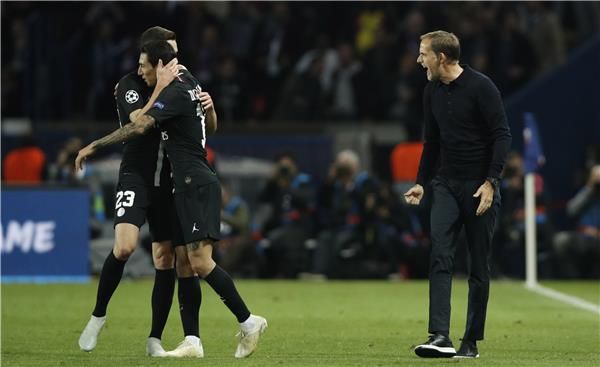 توخيل مع نجوم باريس سان جيرمان