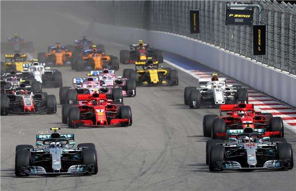 من سباقات الفورمولا 1