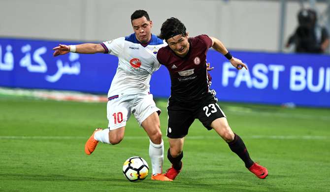 من احدي مواجهات الشارقة