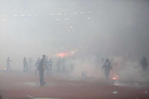 أعمال الشغب خلال لقاء الترجي ودي أجوستو