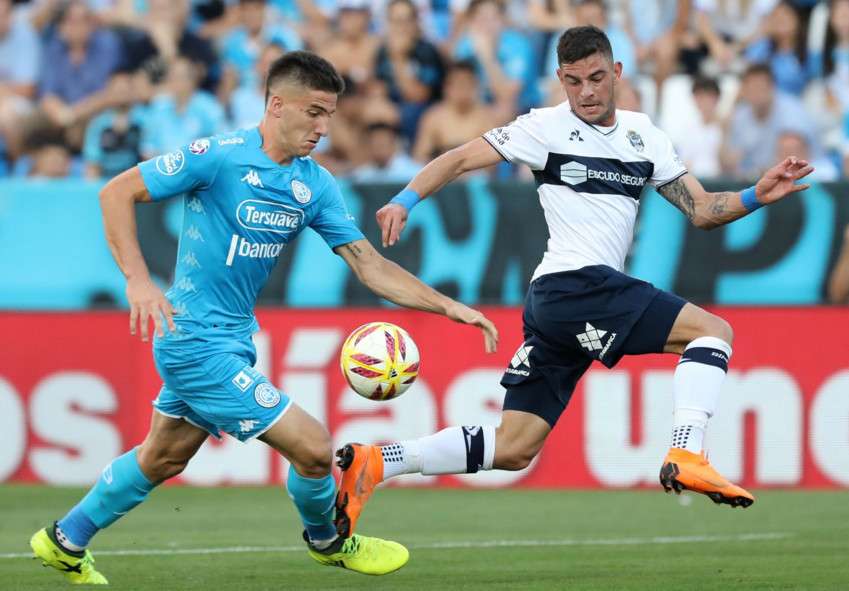 من لقاء بلجرانو وخيمناسيا